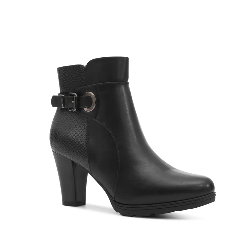 Chunky Ankle Booties Mysoft