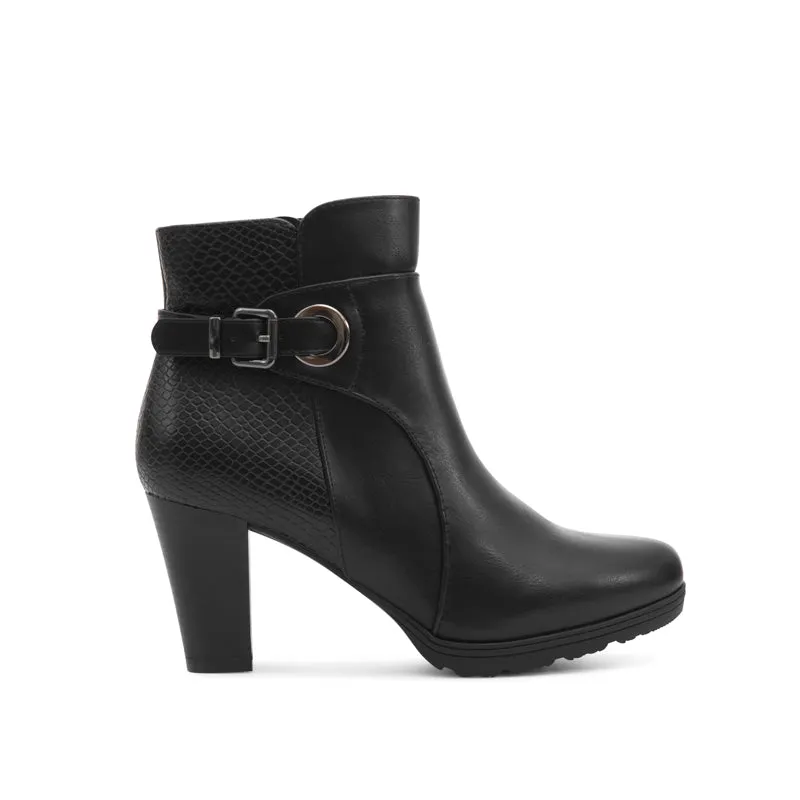 Chunky Ankle Booties Mysoft