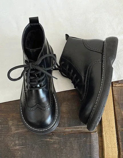 [Clearance] Wide Toe Box Brogue Style Oxford Shoes (40)