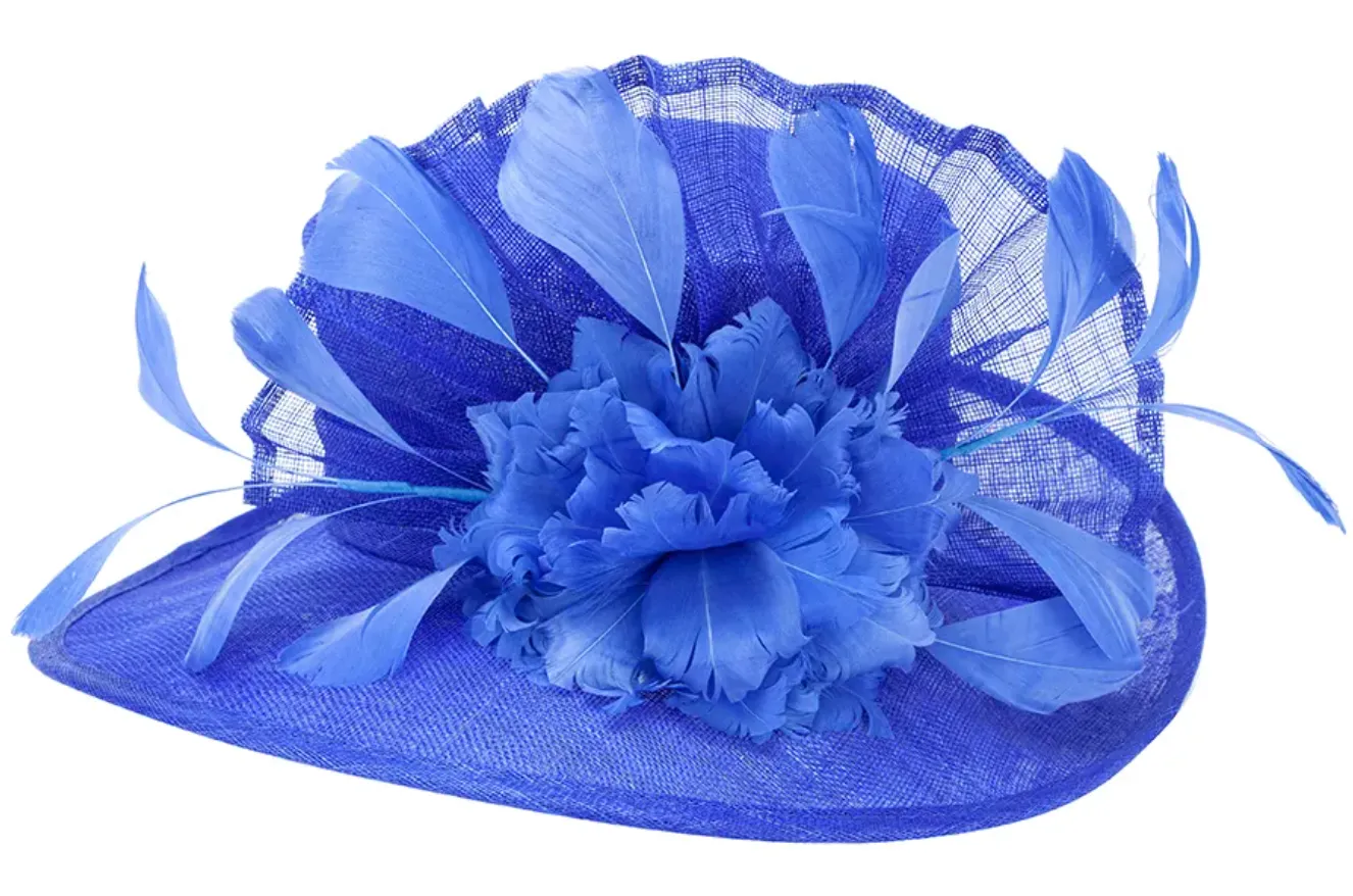 cobalt ruffle