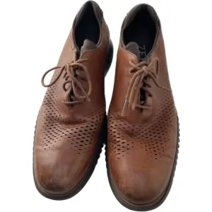 Cole Haan Men's 2.ZeroGrand Lined Laser Wingtip Oxford Tan Style C25351, 11M
