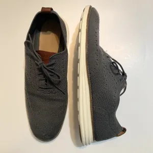 Cole Haan Original Grand Stitchlite Wingtip Oxford Gray C27961 Men Size 10.5 M
