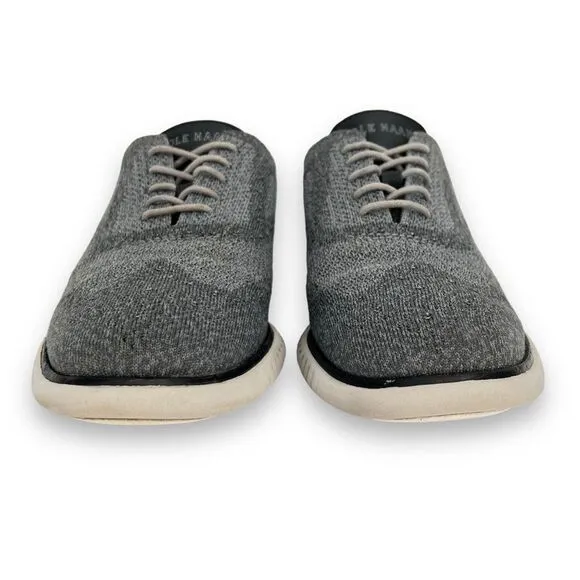 Cole Haan 2.ZEROGRAND Magnet Ironstone Grey Stitchlite Wingtip Oxford C27565 9.5