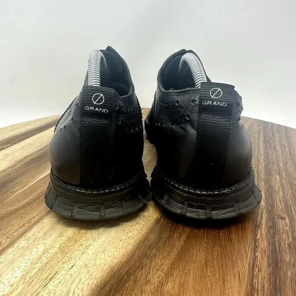 Cole Haan Zerogrand Wingtip Oxford Men's 10.5 M Black C23738 Shoes