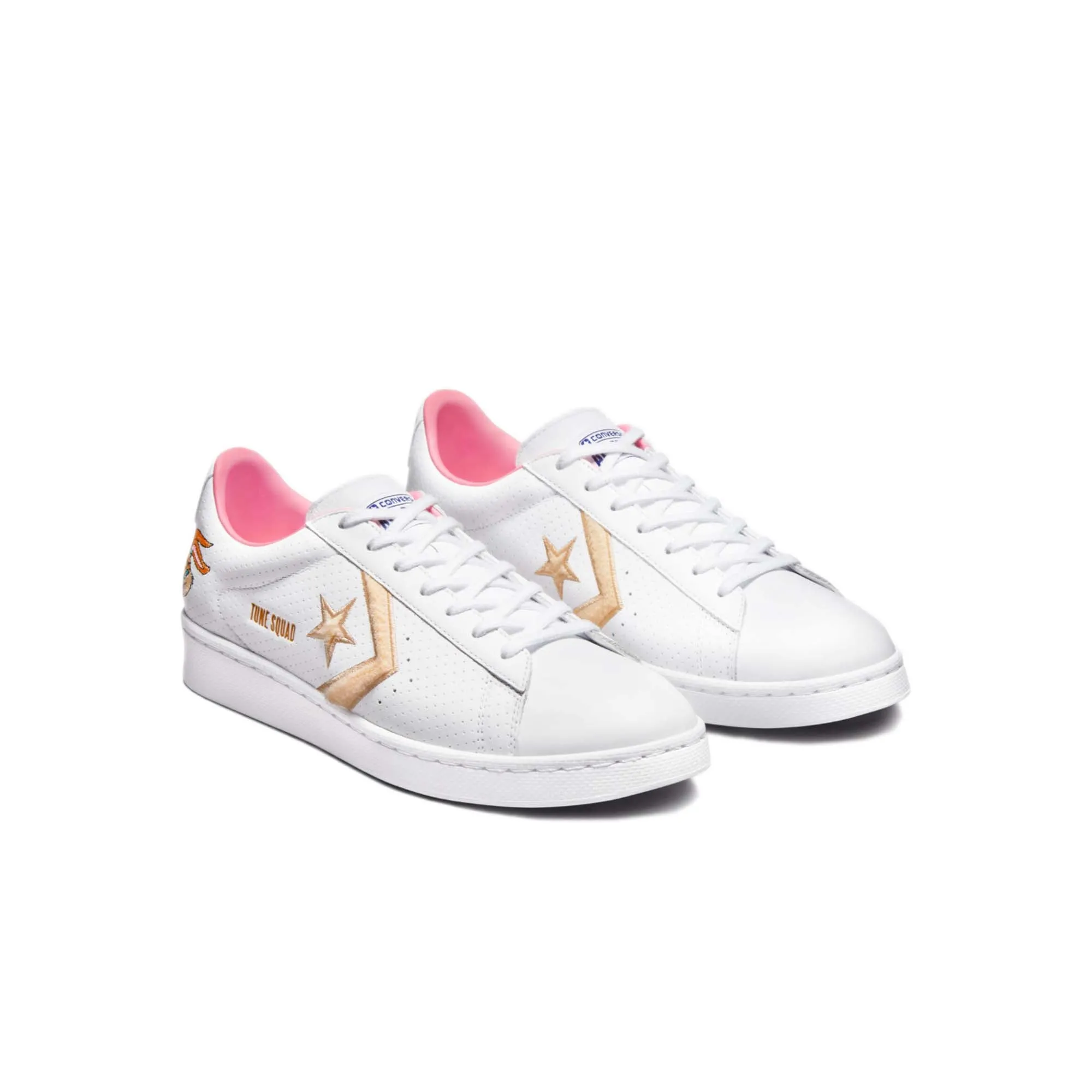 Converse Mens Pro Leather OX Shoes 'White/Multi'