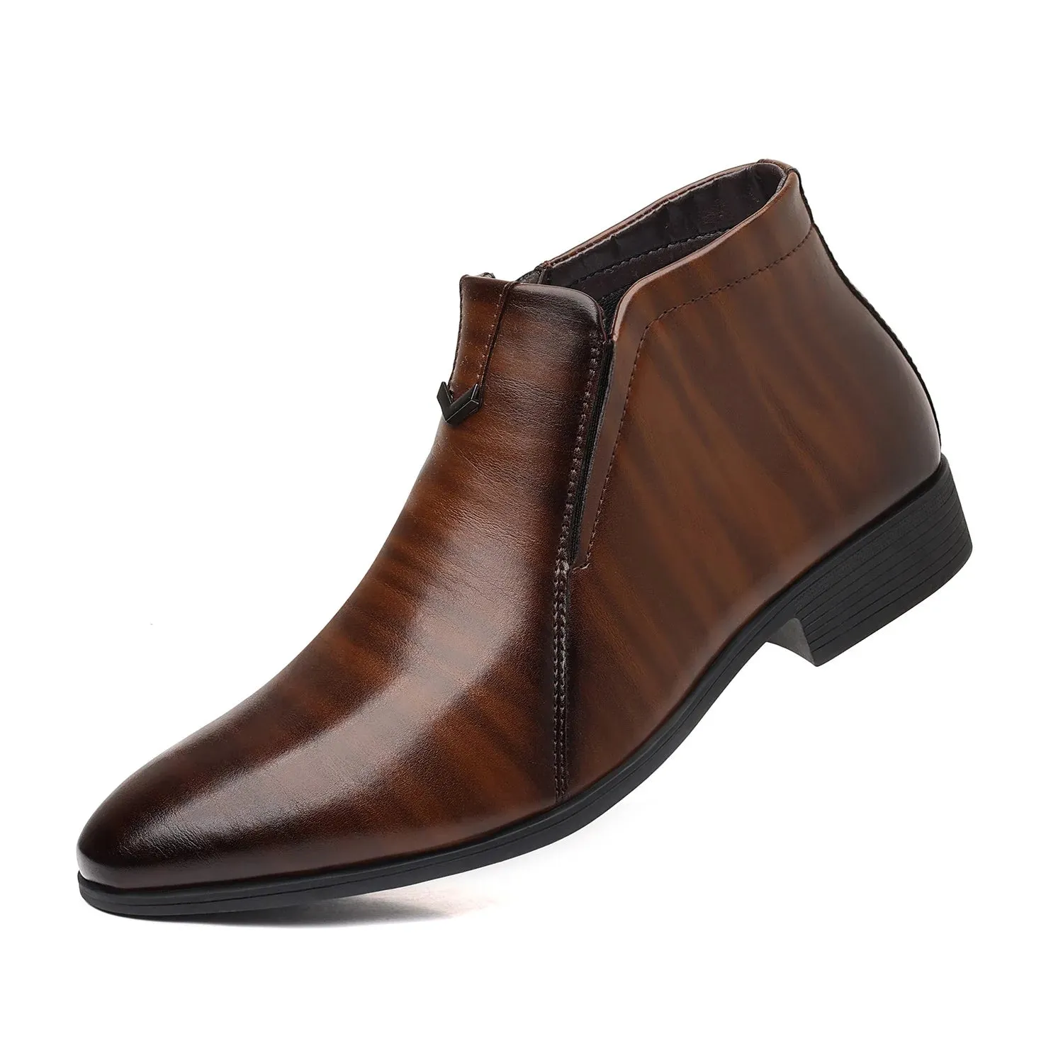 Crafted Luxe Retro Ankle Boots