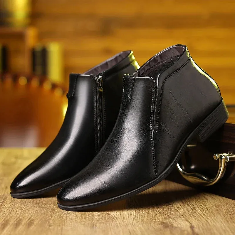 Crafted Luxe Retro Ankle Boots