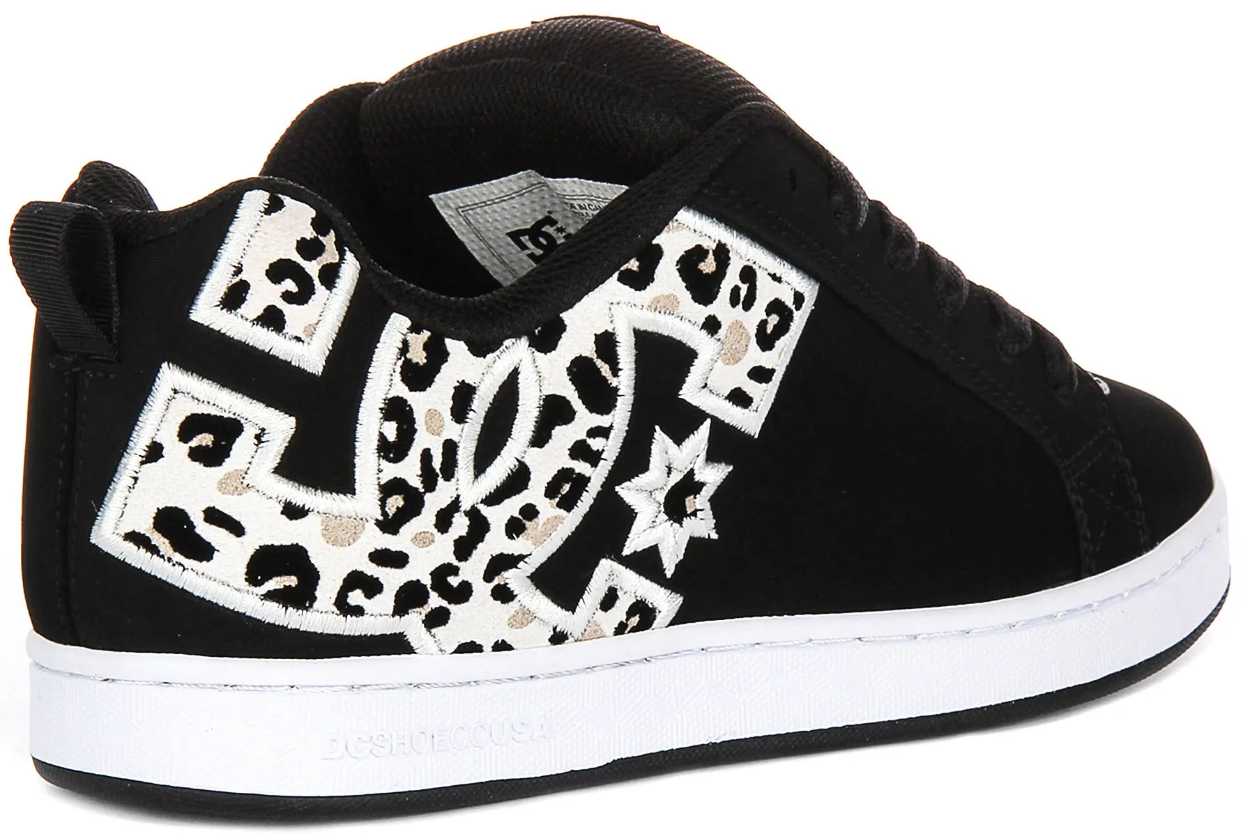 Dc Shoes COURT GRAFFIK In Black Leopard for Women