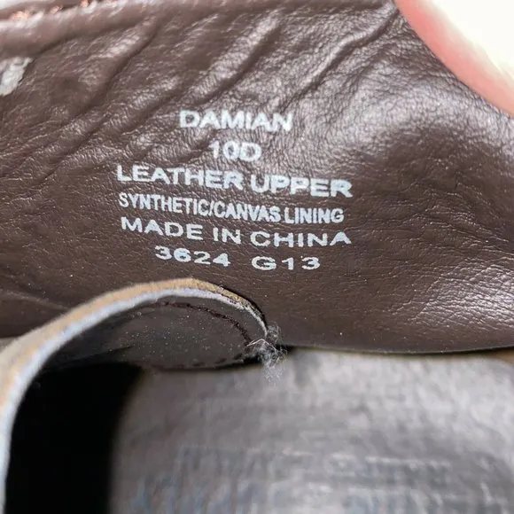 denim supply ralph lauren Distressed damian Leather Ankle Boots Size 10 D