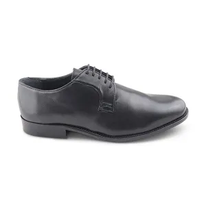 Derby nero in pelle