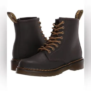Dr Martens Children’s 1460 Wildhorse Leather Lace Up Boots