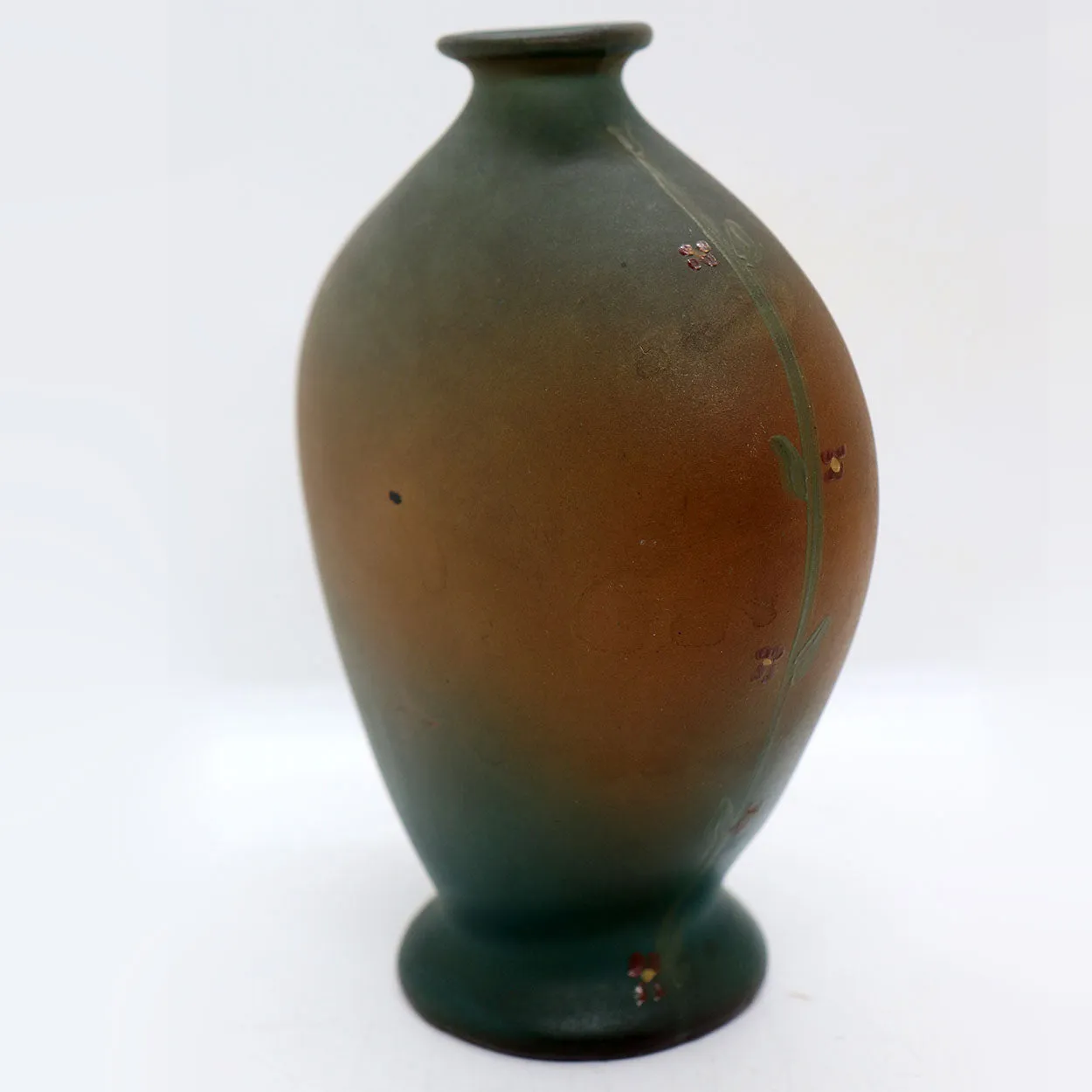 Early American Weller Pottery Dickens Ware II Monk Portrait Vase