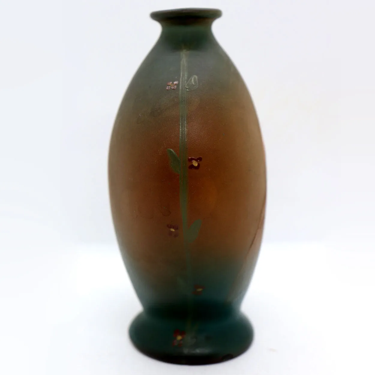 Early American Weller Pottery Dickens Ware II Monk Portrait Vase