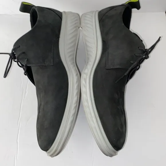 Ecco Sr.1 Hybrid Lite Black Nubuck Suede Lace Up Oxford Shoe