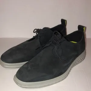 Ecco Sr.1 Hybrid Lite Black Nubuck Suede Lace Up Oxford Shoe