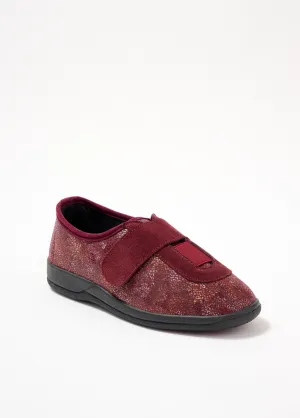 Elasticated wide-width velcro Derbies
