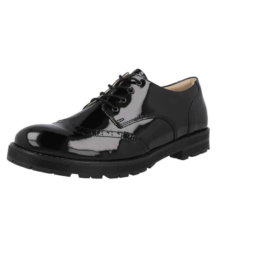 Froddo Charlie Black Brogue Shoes