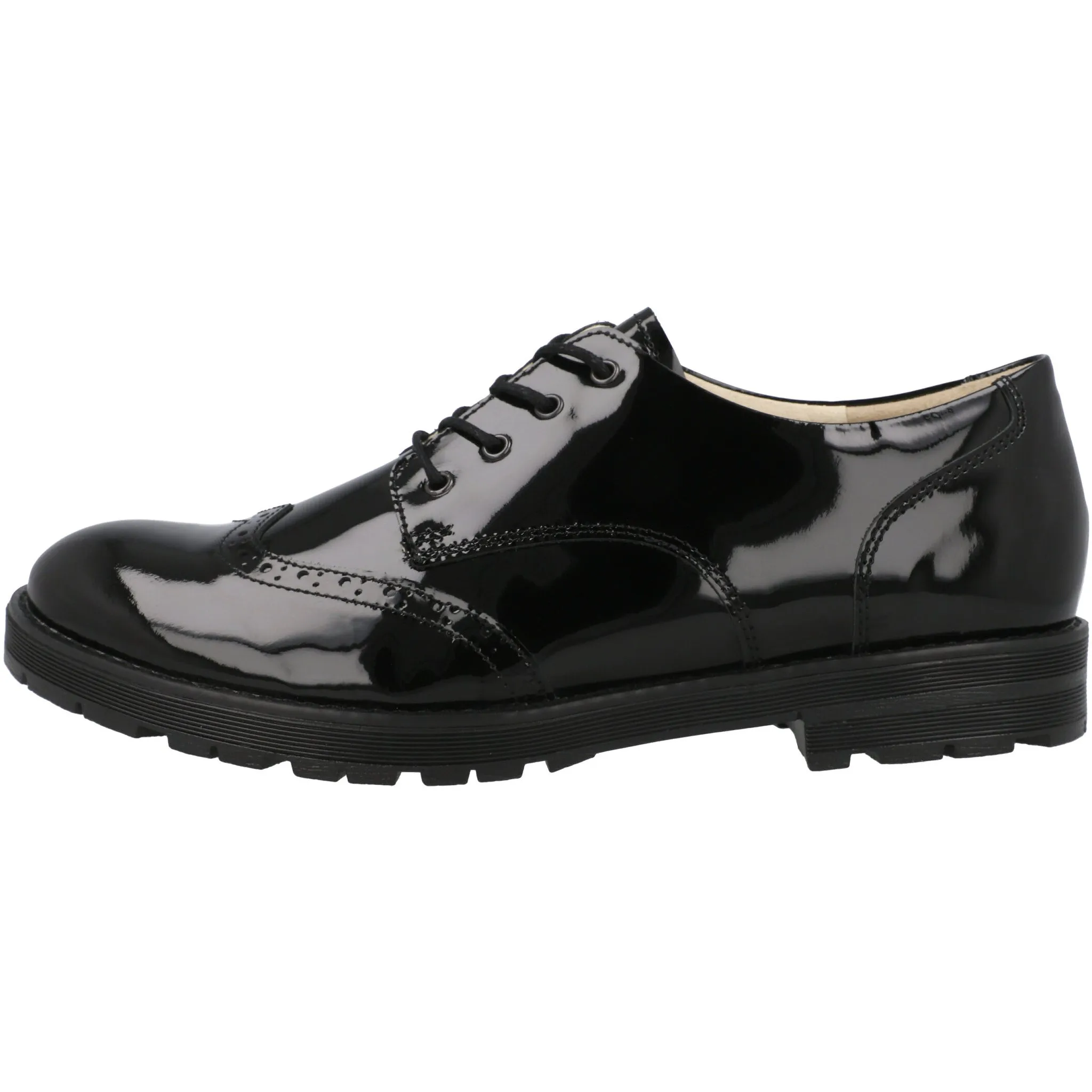 Froddo Charlie Black Brogue Shoes