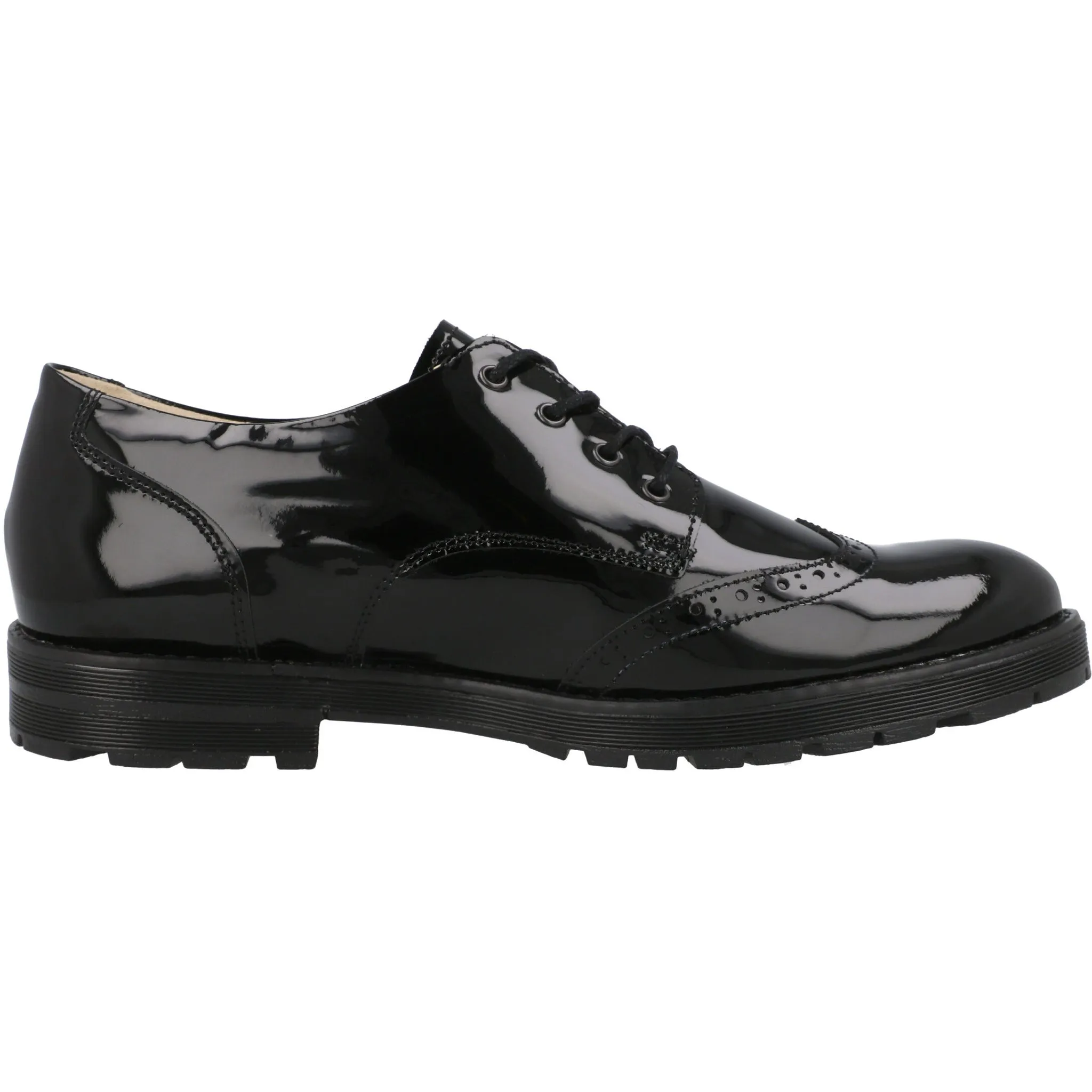 Froddo Charlie Black Brogue Shoes