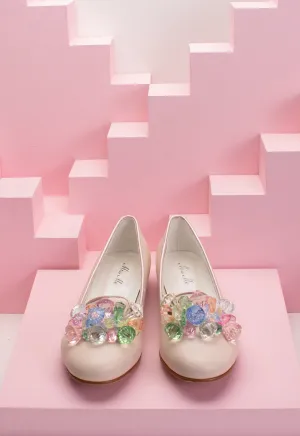 Gems Embellished Flat Shoes