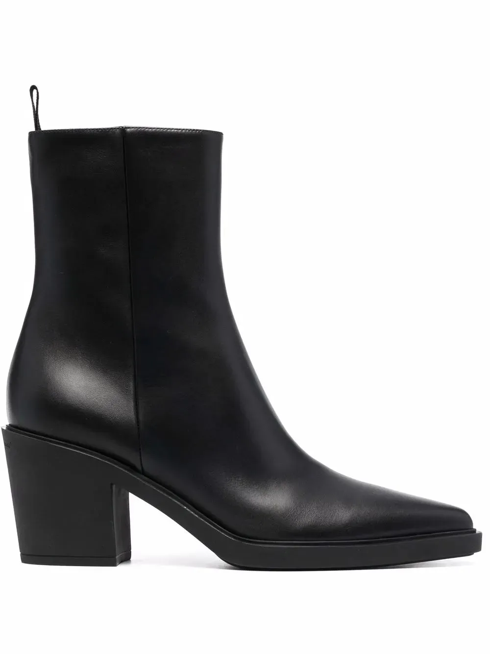 Gianvito Rossi Dylan leather ankle boots
