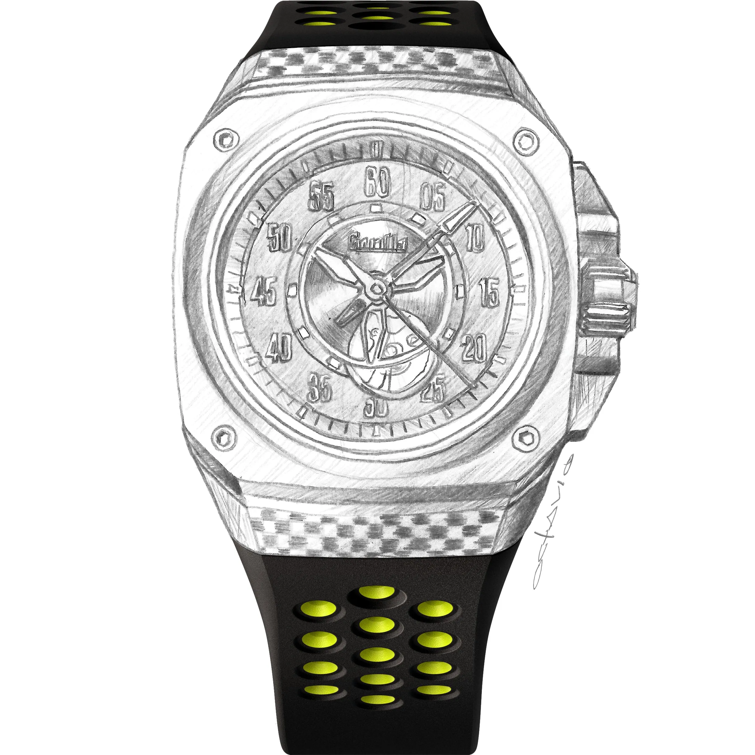 Gorilla Watch Strap - Acid Green