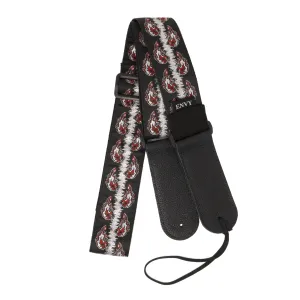 Guitar Strap - Flaming Skulls