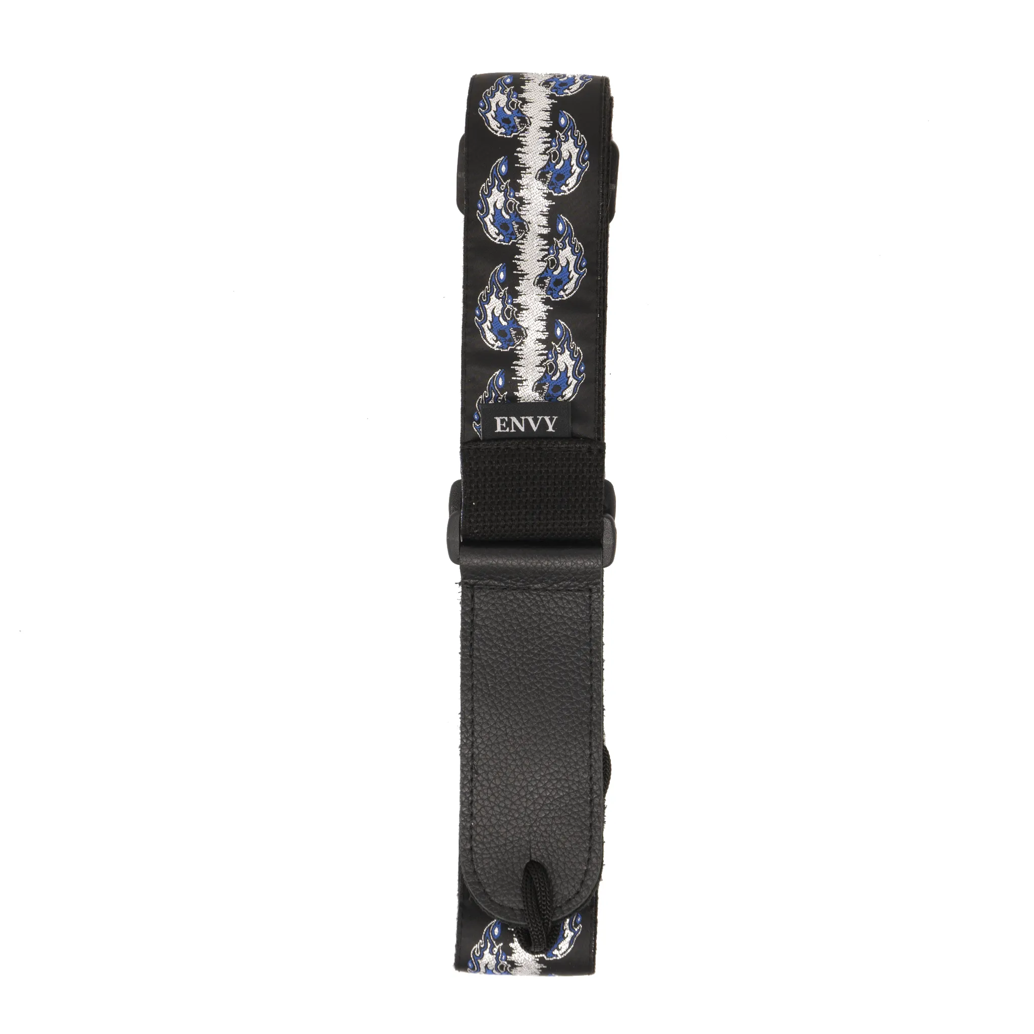 Guitar Strap - Flaming Skulls