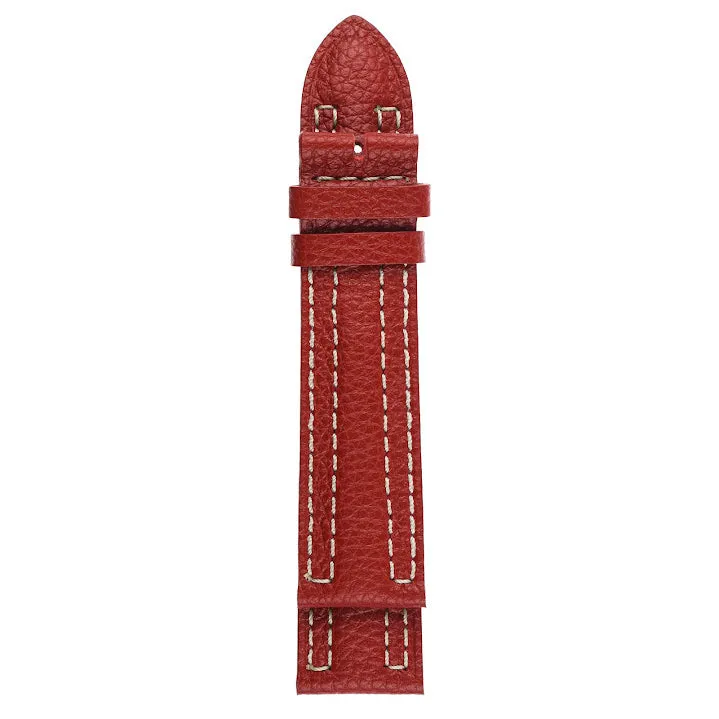GV2 22mm Stitched Leather Strap