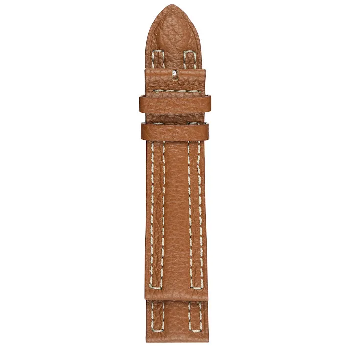 GV2 22mm Stitched Leather Strap