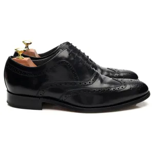 'Hampstead' Black Leather Oxford Brogues UK 7.5 G