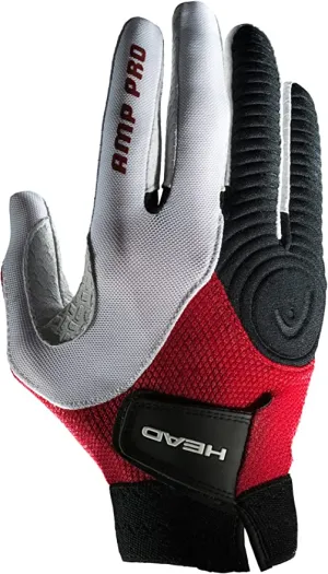 Head AMP Pro Racquetball Glove (Red/White/Black)