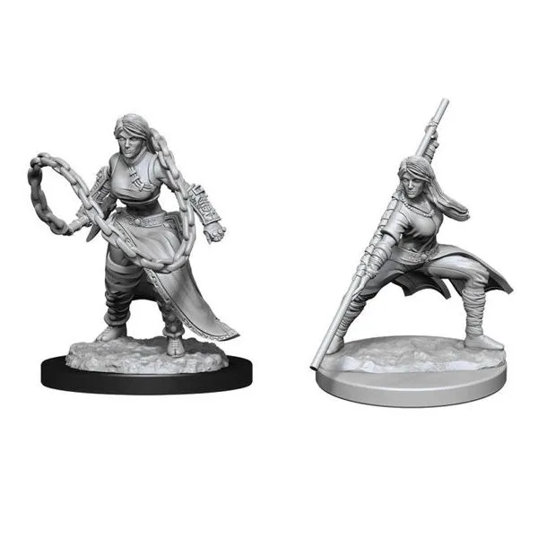 Human Monk Female: Wave 14 - Nolzur's Marvelous Unpainted Miniatures
