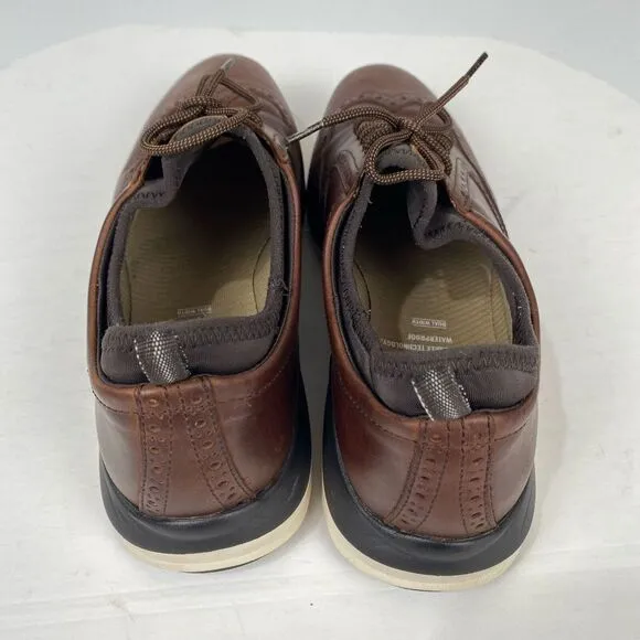 Johnston &amp; Murphy XC4 Lancer Wingtip Shoe Size 9 M Brown Casual Waterproof