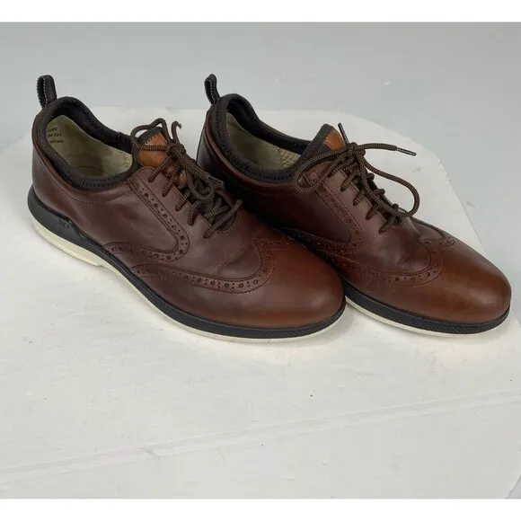 Johnston &amp; Murphy XC4 Lancer Wingtip Shoe Size 9 M Brown Casual Waterproof