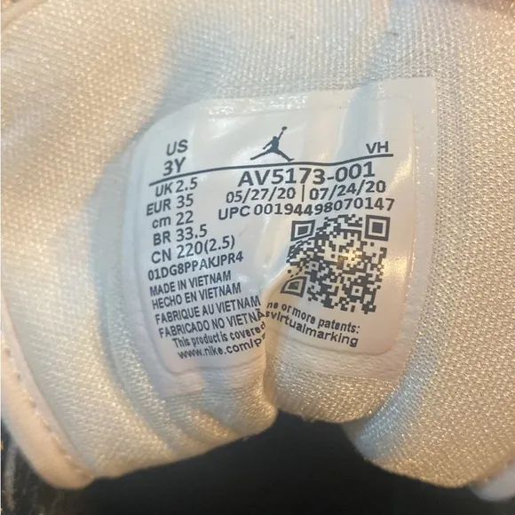 JordanToddler Leather 1 Mid SE Sneakers