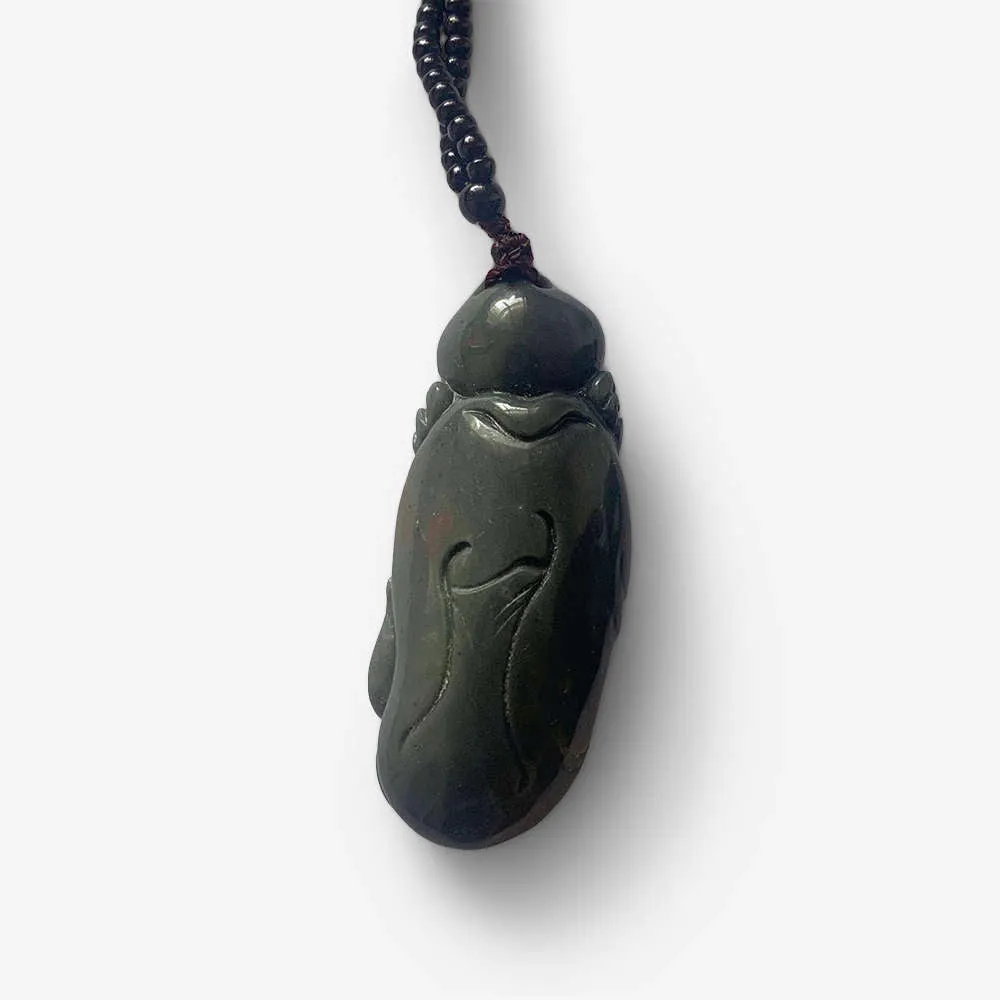 Joyful Damo - Bodhidharma - Jade Stone