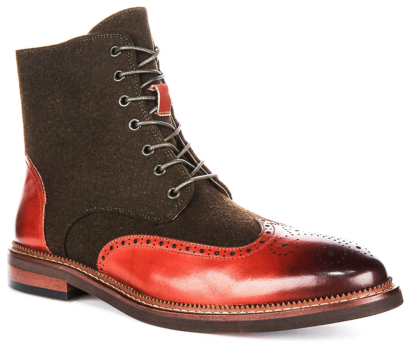 Justinreess England Clifford In Khaki Brown For Men