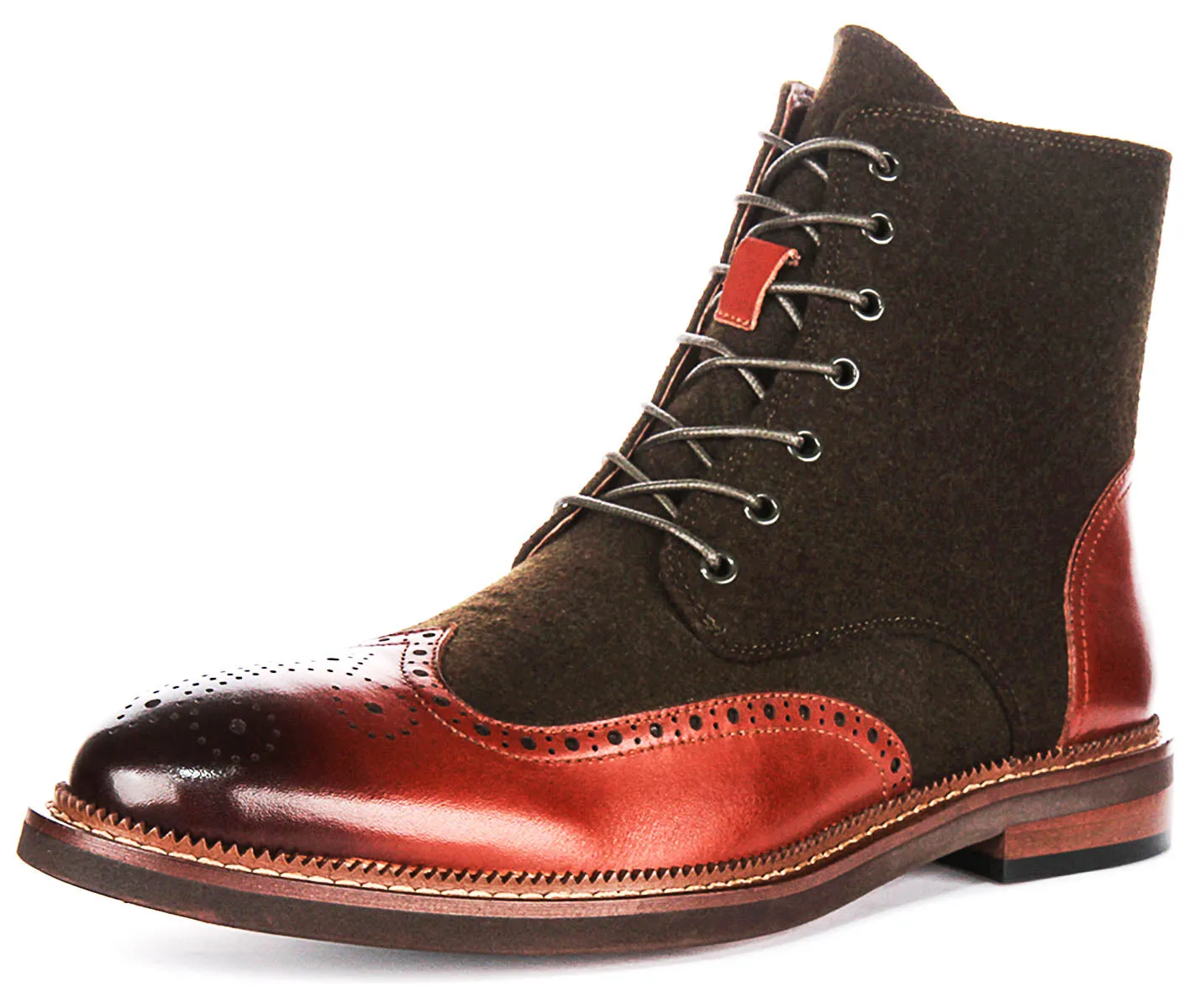 Justinreess England Clifford In Khaki Brown For Men