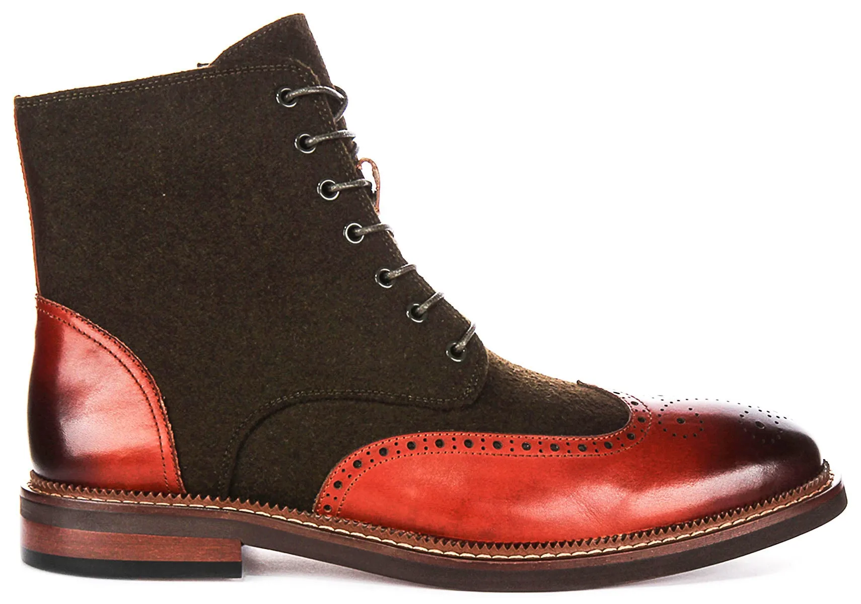 Justinreess England Clifford In Khaki Brown For Men