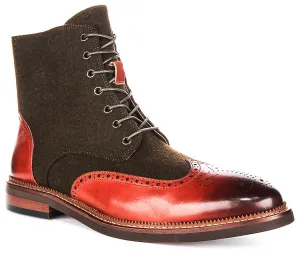 Justinreess England Clifford In Khaki Brown For Men