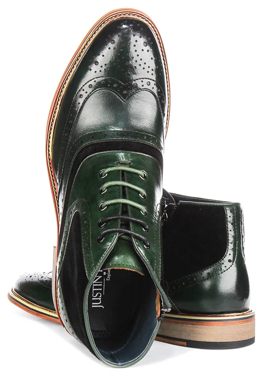 Justinreess England Hawkin In Green Black