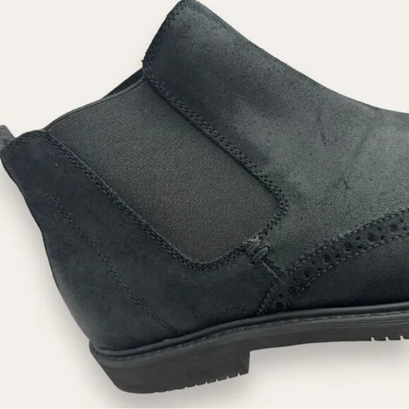 Kenneth Cole Two 2 Tango Black Leather Ankle Boots NEW IN BOX - size Men’s US12