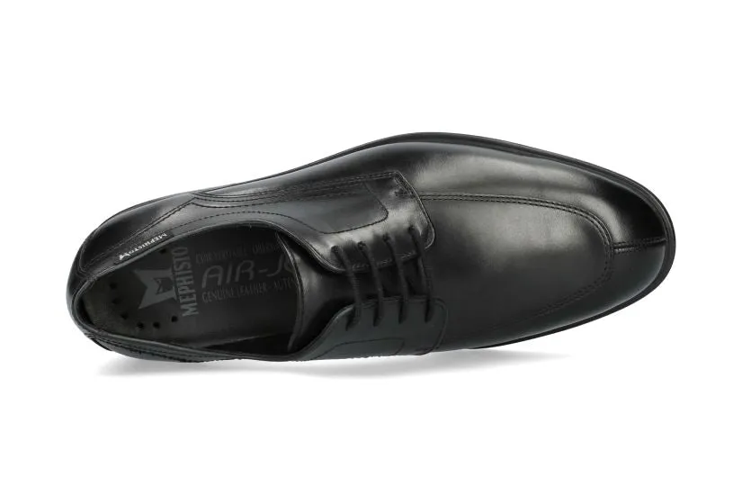 'Korey' men's smart city dressed lace-up shoe - black