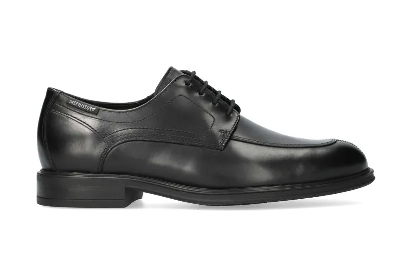 'Korey' men's smart city dressed lace-up shoe - black