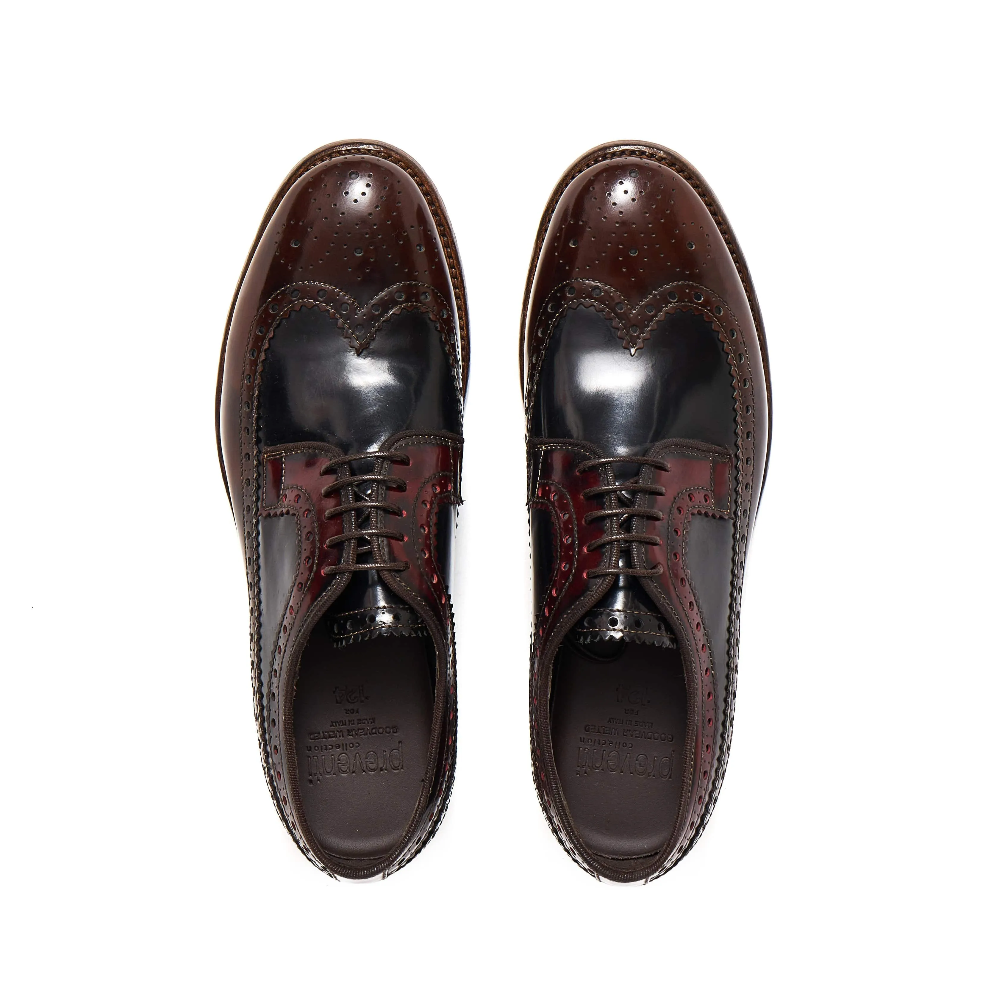 Lentini Black/Burgundy