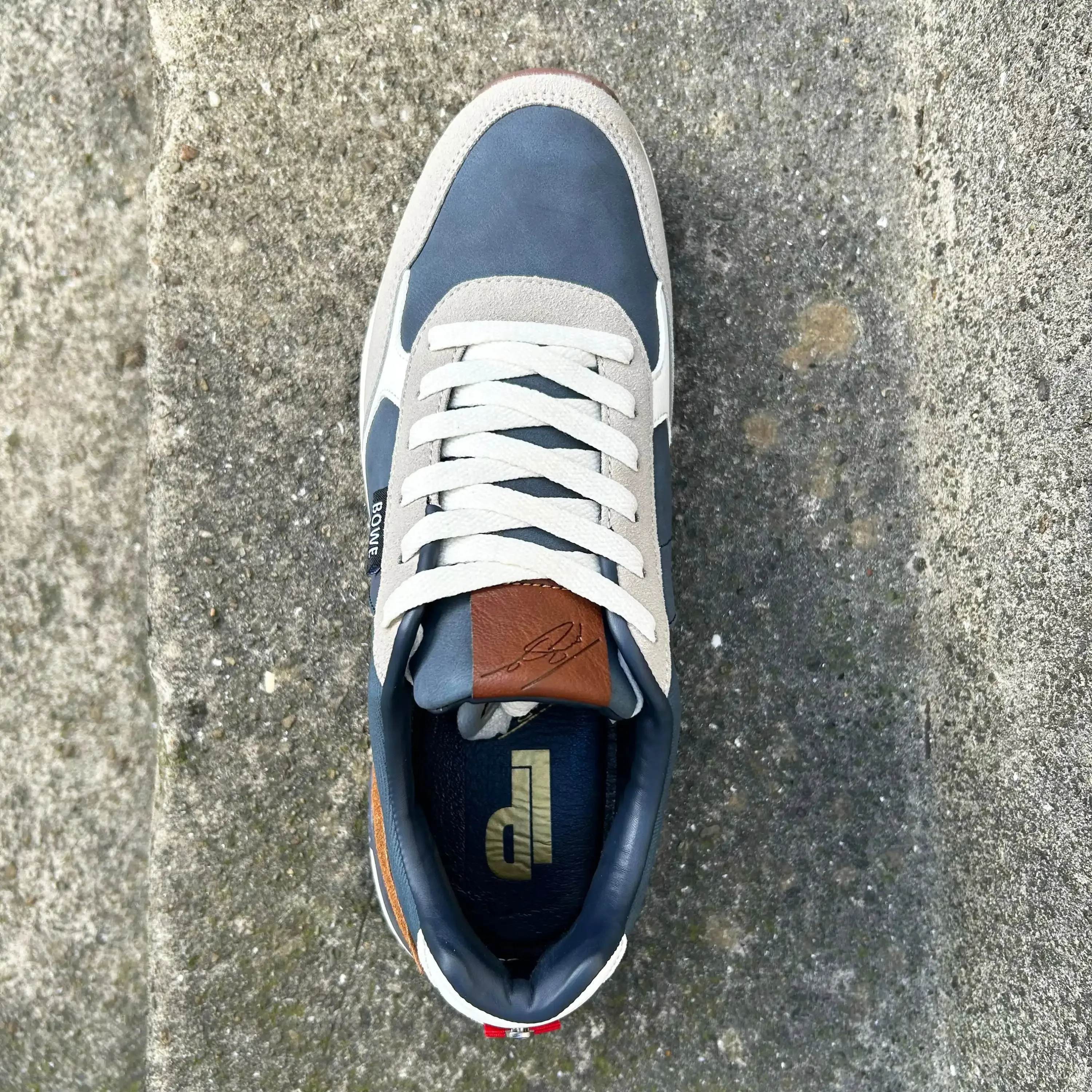 Lloyd & Pryce Mens Trainers Aumua Atlantic Fog