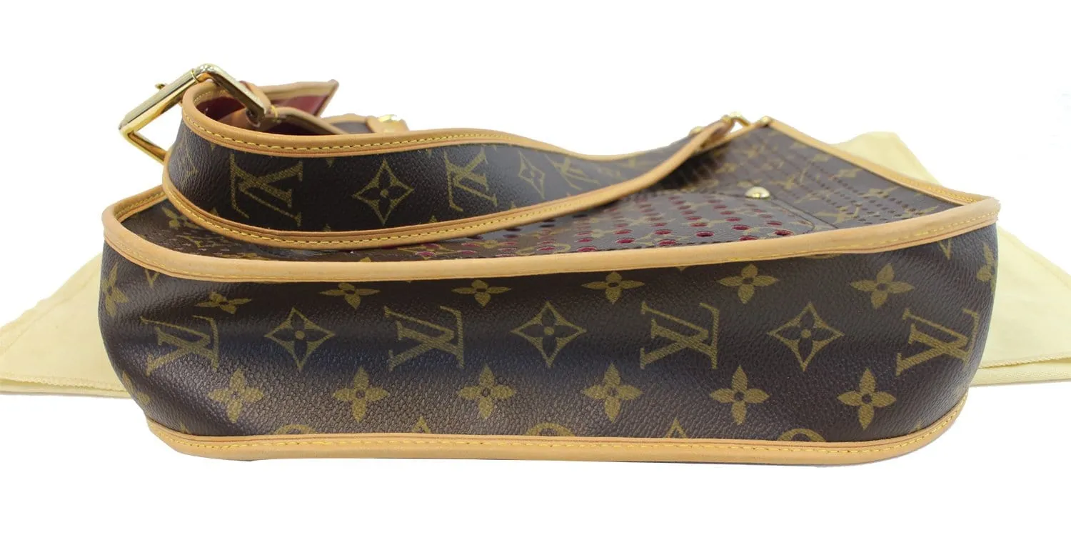 LOUIS VUITTON Fuchsia Monogram Perforated Musette Bag