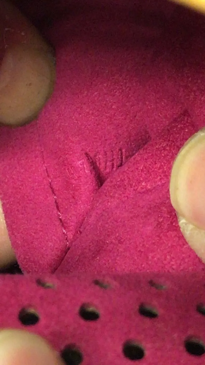 LOUIS VUITTON Fuchsia Monogram Perforated Musette Bag