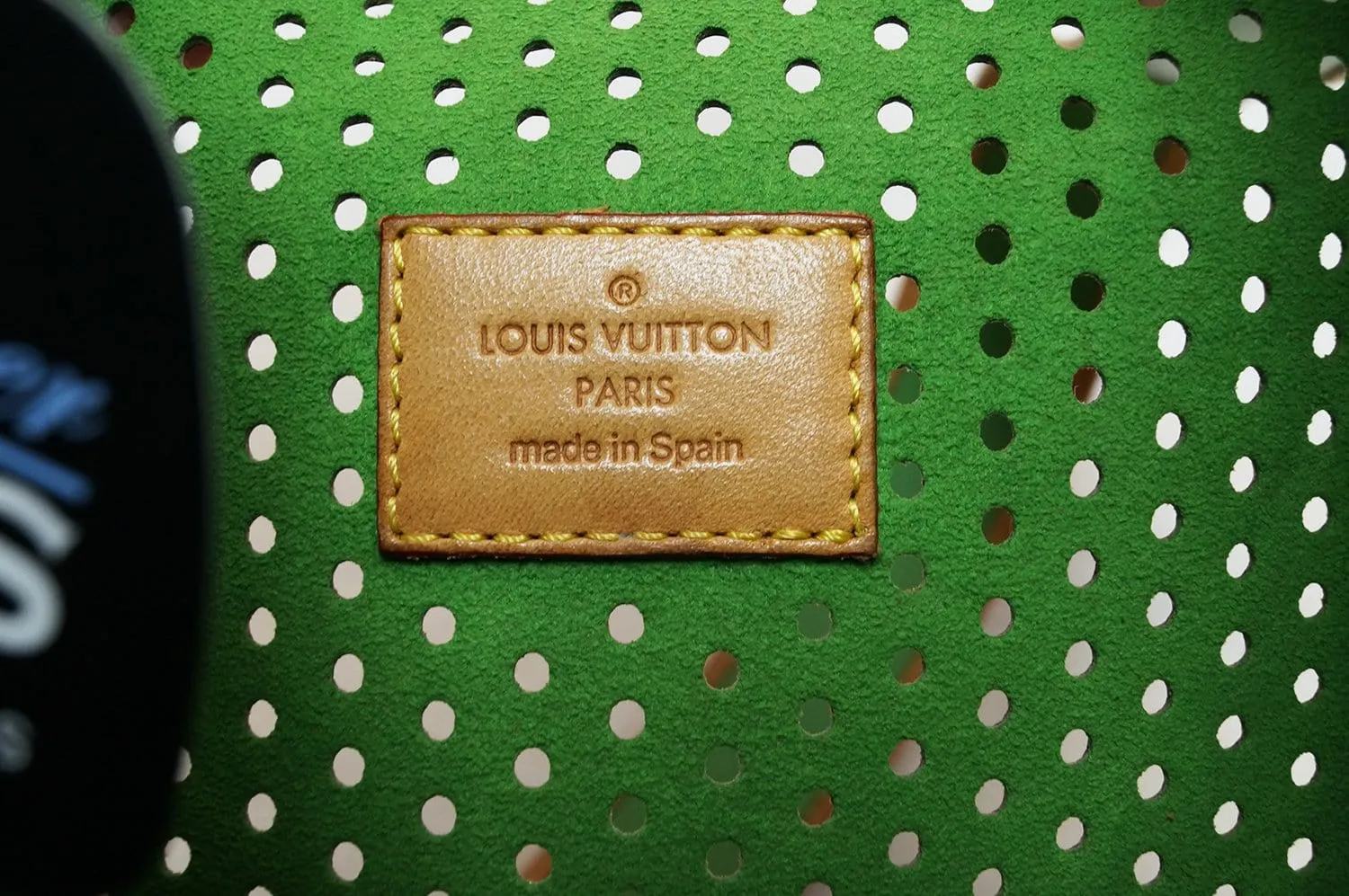 LOUIS VUITTON Monogram Perforated Musette Green Bag Limited Edition